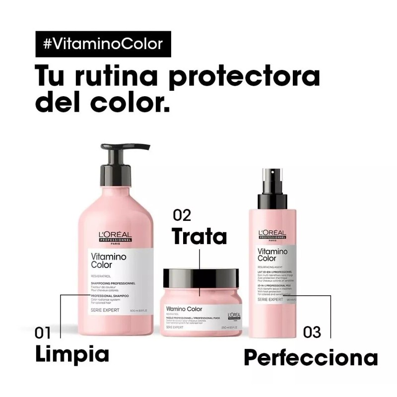 L'Oréal Professionnel Shampoo Cabello Teñido Vitamino Color Profesional Loreal 500