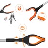FERXIDI 43" Foldable Grabber Reacher Tool,2pcs Reacher Grabber Pickup Tool,Gripper