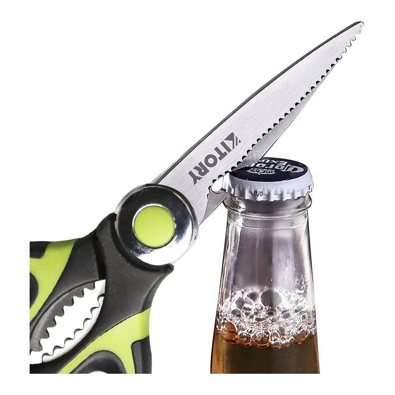 Kitchen Scissors 21 cm Black Green