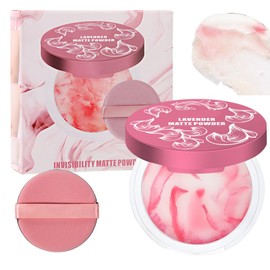 Matte Powder - Matte Setting Powder - Professional Lightweight Foundation Primer Concealer Waterproof for Oily Skin Full Coverage Women Travel Everyday