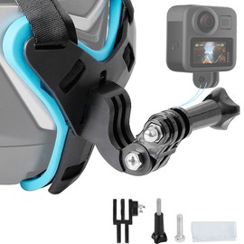 ChromLives Helmet Mount for Gopro, Updated Motorcycle Helmet Chin Strap Mount for Gopro Hero 11 10 9 8 7 6 5 4 3, Xiaomi Yi and More Action Cameras