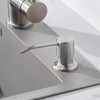 Sink Soap Dispenser Brushed Nickel, Soap Dispenser for Kitchen Sink