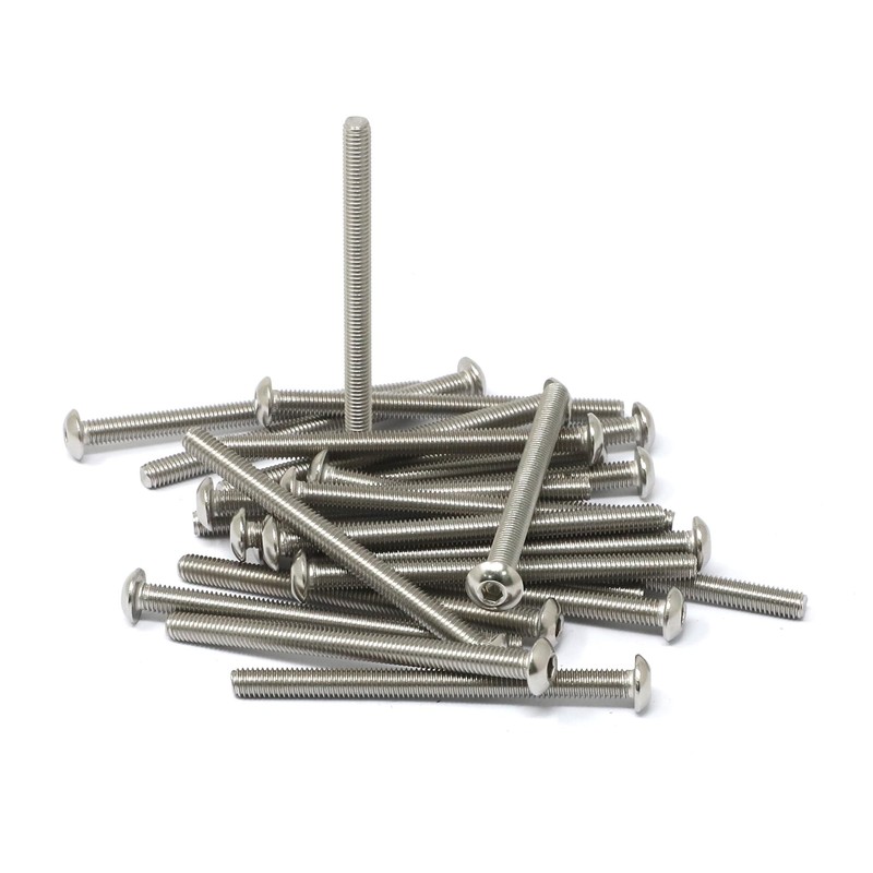 iexcell 25 Pcs M5 x 65mm Thread Pitch 0.8 mm