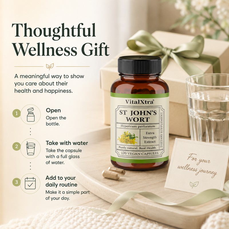 St. John’s Wort Capsules for Women – Herbal Supplement for