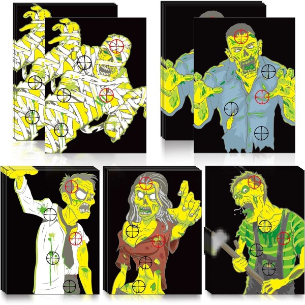 Does not apply 25 Pcs Zombie Paper Practice Targets 12