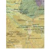 Idaho State Parks & Federal Lands Map 18x24 Poster (Sage