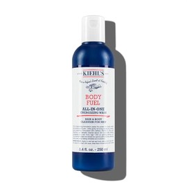Kiehls Body Fuel - Gel de Ducha 2 en 1 para Hombre, Limpiador Energizante Todo en Uno para Cuerpo y Cabello con Mentol, Cafena y Vitaminas,...        