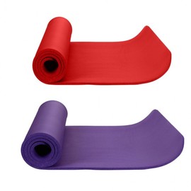 STAR NBR 10mm Exercise Mat Yoga Mat Fitness Mat 1860x600x10mm/Purple 2ea