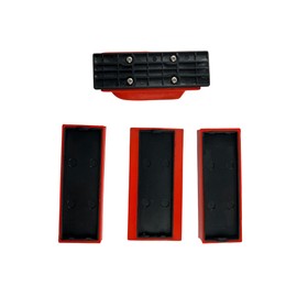 Karebac 99467 Contour Interchangeable Hand Sanding Block Set 9 Piece Kit, Hook & Loop