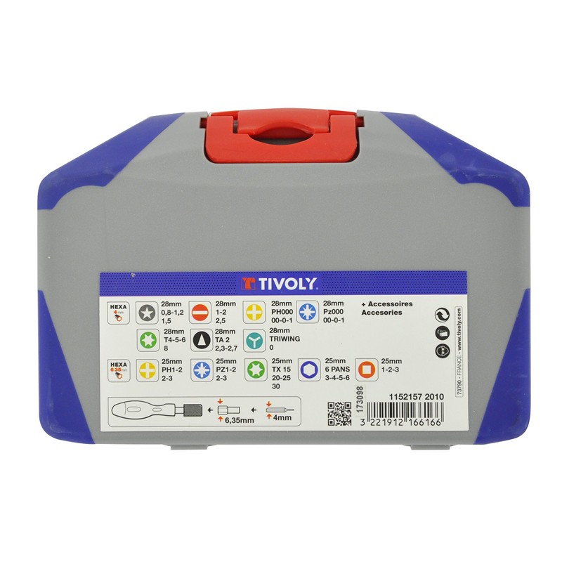 Tivoly – 46 Piece Multi Purpose Screwdriver Set – 22