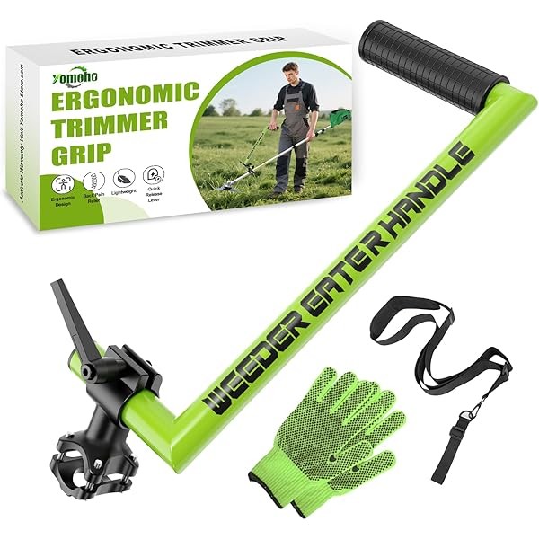 Upgraded Weed Eater Handle, String Trimmer Handle Extension Back Saver,