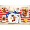 ALIBBON Large Patriotic Table Runner, 4th of July Table Runner,