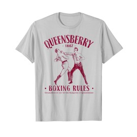 Distressed Vintage Boxing T-Shirt - Queensbury Boxing Rules T-Shirt
