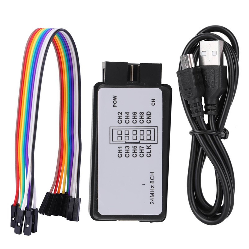 USB Logic Analyzer Device Set Mini Digital Pocket Size 8
