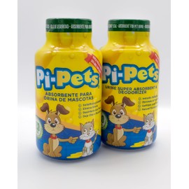 ECO GREEN SUPER ABSORBENT PI-Pets: Urine Super Absorbent Solidifier & Deodorizer Powder- Portable Toilet Clean Waste Chemicals - Bio Gel Gelling Agent - 100% Eco Friendly 4.58 Oz