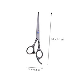 SAFIGLE 1pc Professional Stainless Steel Hair Scissors Barber Shears with Ergonomic Handle for Hairdressing Lightweight Design for Salon and Home Use
