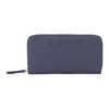 VALENTINO Rised Re Zip Around Wallet Blu, Giada