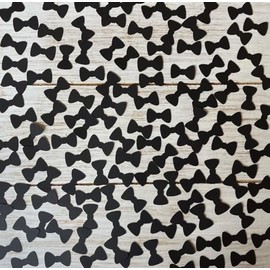 Mini black bow ties bowtie confetti birthday baby wedding party decor decorations - 200 pieces