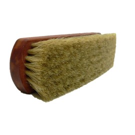 Valentino Garemi Premium Shoe Shine Brush- Brilliant Outcome Polisher- Genuine Horse Hair- Made in Germany- Light Bristles