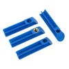 4PCS Fuel Injector Nozzle Flush Cleaner Adapter Universal Cleaning Tool