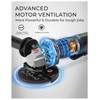 DongCheng 9.2 Amp Power Angle Grinders, 4-1/2 in., 11800RPM, Tool-Free