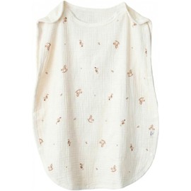 【Warm 6-Layer Design】 Winter Coperta Sleeper for Baby, with Baby Gauze, Newborn 【Fully Separable, Using Fluffy 100% Cotton Gauze】 (4-Layer Gauze, Wooden Horse and Duck)
