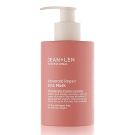 Jean & Len 2-in-1 Mask Professional Advanced Repair, repairing hair mask for dry & damaged hair, intensely nourishes, for less hair breakage, suitable as rinse-off & leave-in, vegan 200 ml