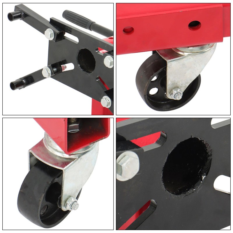 Labwork 1500Lbs Engine Stand Folding Motor Hoist Dolly Mover Auto