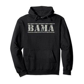 Awesome Bama for Alabama Pride Camo Print Camouflage Pullover Hoodie