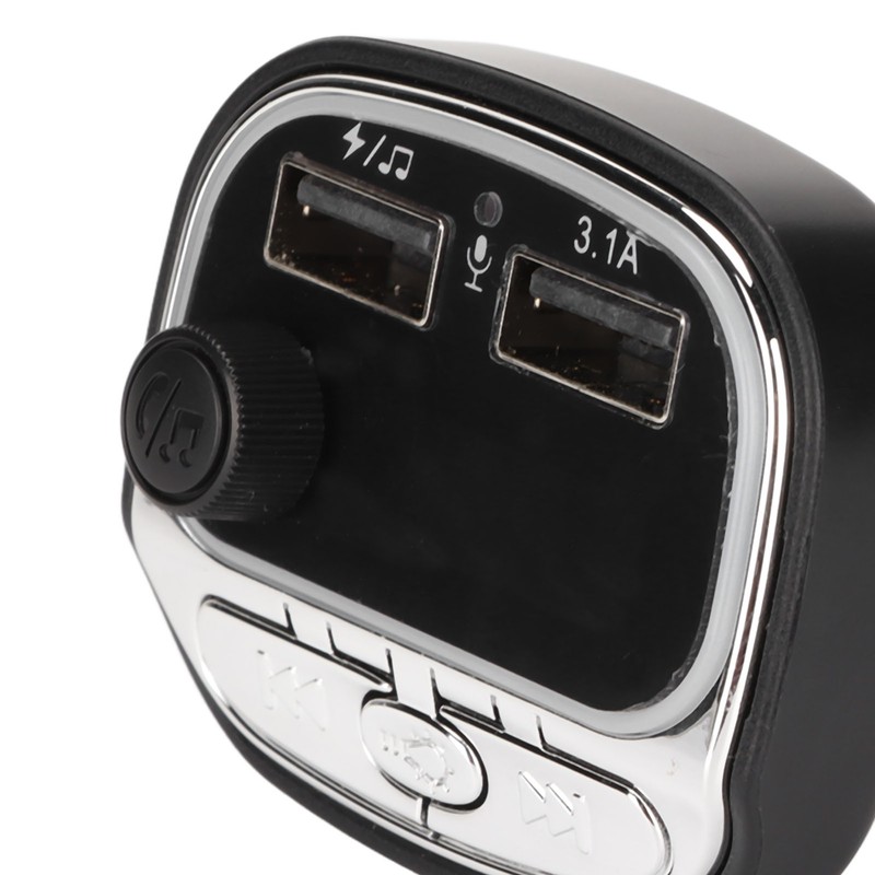 Car MP3 Player Hands Free Stereo QC3.0 Fast Charging Bluetooth
