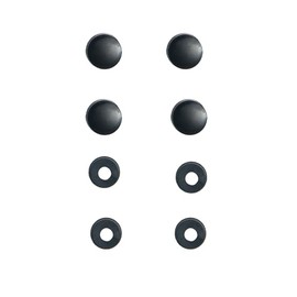 Black License Plate Frames 4 PCS Washers and 4 PCS Screw