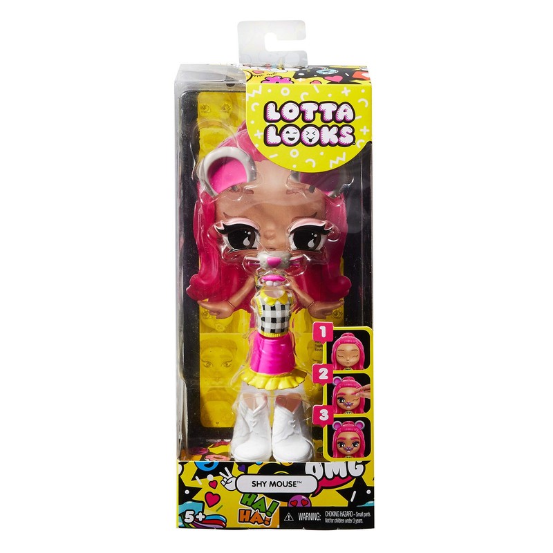 Mattel Lotta Looks Shy Mouse Mood Pack with 6 to