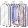 MISSLO MISSLO 10" Gusseted All Clear Garment Bags for Hanging