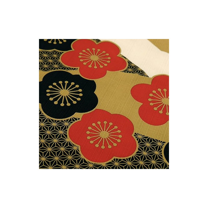 Hamamonyo Kofu (Furoshiki, 19.7 inches (50 cm), Plum Nishiki