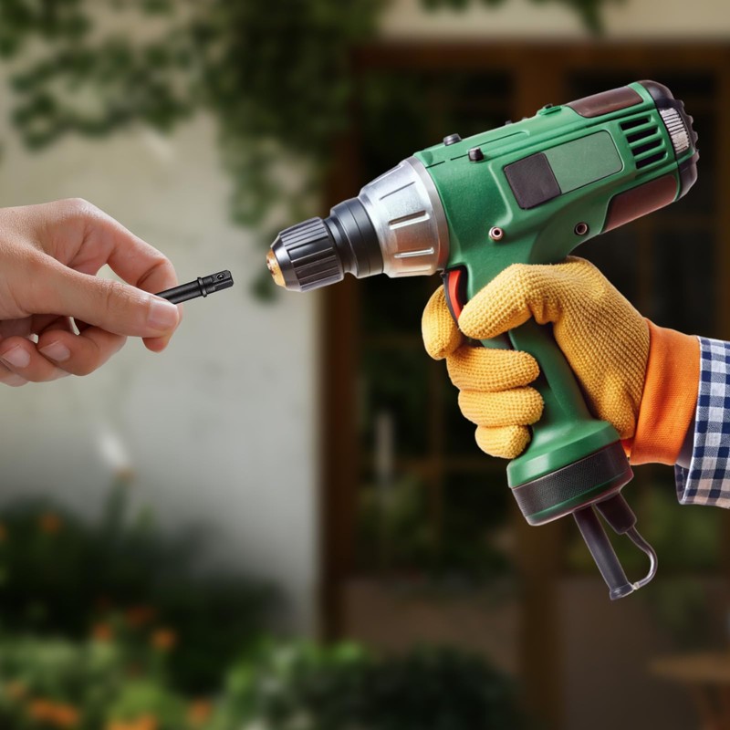 6 Pack 1/4 Inch Square Socket Adapter Bits for Drill