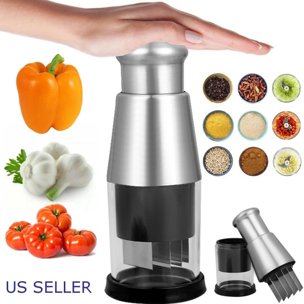 Unbranded Steel Garlic Chopper & Masher Multi-function