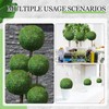 Maasechs 4 Pcs Large Green Moss Balls Artificial Moss Balls