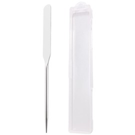 EUSTACE Spatula Cosmetic Tool Stainless Steel Makeup Spatula Concealer Foundation Eyeshadow Metal Makeup Spatula Makeup Tool with Case