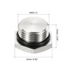 PATIKIL M20x1.5 Male Plug, 2 Pack Waterproof Dustproof 304 Stainless