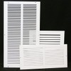 HVAC Premium 12''w x 8''h 2-Way-Horizontal Fixed Curved Blade AIR
