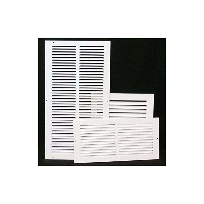 HVAC Premium 12''w x 8''h 2-Way-Horizontal Fixed Curved Blade AIR