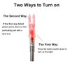 NoxDyn 12pcs X Lighted Nocks for Arrows with .205'' .232''