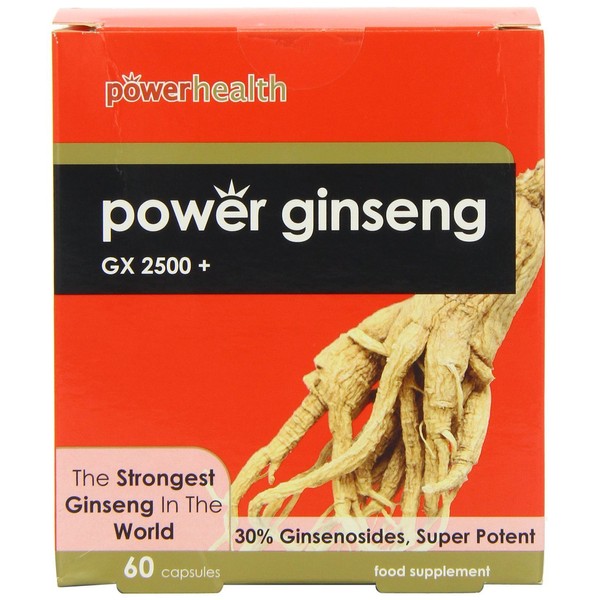 Power Health 100mg Ginseng GX2500+ - Pack of 60 Capsules
