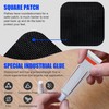 Trampoline Patch Repair Kit - 4.1'' Round Square Patches for