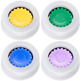 PAGOW 4 Pcs Shower Flow Restrictor, gpm 1.2/1.5/1.8/2.0 Shower Flow Reducer, Shower Head Water Flow Limiter Set for Shower Head Handheld Shower (0.56x0.54x0.21inch)