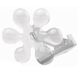 d-c-fix Tablecloth Holder Table Cloth Clip Weight Holder Table Kitchen Dining Room Living Room Garden Accessories Decoration Design Plastic Firm Hold Clip Flower Crystal Clear Pack of 4
