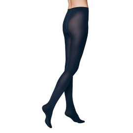 KUNERT Women's Velvet 80 Sheer Tights, Opaque, Blue (Marine 0880), 3/5