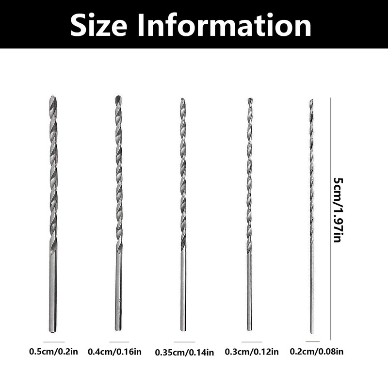 5 PCS Long Wood Drill Bit, 150mm Extra Long Drill