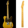 21-Fret Electric Guitar Neck Black Tone Point Handle Yellow Matte