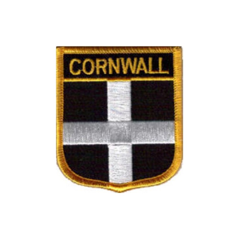 Cornwall County Embroidered Patch 6cm X 7cm (2 1/2" X